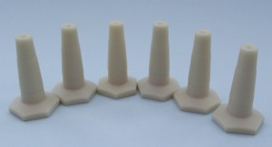 KFS 1/24 道路用角錐 6入 (TQ113)